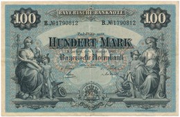 Német Birodalom / Bajorország 1900. 100M Vízjeles Papíron T:II-
German Empire / Bavaria 1900. 100 Mark On Watermarked Pa - Zonder Classificatie