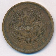 Kínai Császárság / Chihli Tartomány 1906. 10c Cu T:2,2-
Chinese Empire / Chihli Province 1906. 10 Cash Cu C:XF,VF
Krause - Unclassified