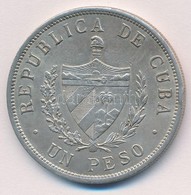 Kuba 1934. 1P Ag T:2 ü.
Cuba 1934. 1 Peso Ag C:XF Ding - Unclassified