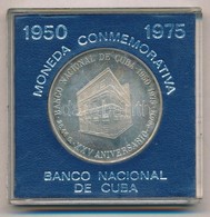 Kuba 1975. 10P Ag, Eredeti Kék Tokban T:1 (eredetileg PP)
Cuba 1975. 10 Pesos Ag, In Original Blue Case C:UNC (originall - Unclassified