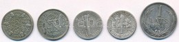 5db-os Vegyes Ezüst Tétel, Benne Nagy-Britannia 1928. 6p Ag, 1945. 6p Ag; Amerikai Egyesült Államok 1941. 10c Ag, 1954.  - Unclassified