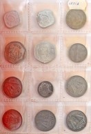 Vegyes Fémpénz Tétel, Négylapos Kisalakú Berakóban, 12db Indiai és 25db Izraeli érme T:vegyes
Mixed Coin Lot In Four Pag - Unclassified