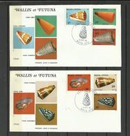 Wallis Et Futuna  FDC YT 306/11 Coquillages Cônes Shell - Cartas & Documentos