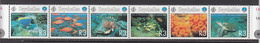 1998 Seychelles Year Of The Ocean Fish Turtles Marine Life Complete Strip Of 6 MNH - Seychelles (1976-...)