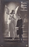 AK Segenswünsche Zur Konfirmation - Engel Und Mädchen - Ca. 1920 (40261) - Comunioni
