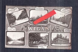 WIGAN MULTIVIEW USED STAMP REMOVED SHOWS THE INFIRMARY SENT TO ASTON BIRMINGHAM - Other & Unclassified