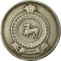 Monnaie, Ceylon, Elizabeth II, 50 Cents, 1963, TB+, Copper-nickel, KM:132 - Sri Lanka