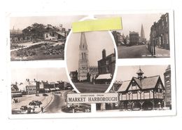 RP  MULTIVIEW GREETINGS FROM MARKET HARBOROUGH - Otros & Sin Clasificación