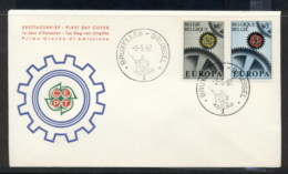 Belgium 1967 Europa Cogwheels FDC - 1961-1970