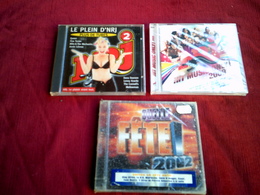 COLLECTION DE 3 CD ALBUM  DE COMPILATION  ° NRJ   ° HIT MUSIC ONLY 2009  DOUBLE CD 33 TITRES+ NRJ 2 + FETE 2002 - Colecciones Completas