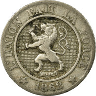 Monnaie, Belgique, Leopold I, 10 Centimes, 1862, TB+, Copper-nickel, KM:22 - 10 Cent