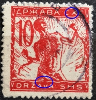 CHAINBREAKERS- VERIGARI - 10 VIN-ERROR- BROKEN X-SHS - YUGOSLAVIA- CROATIA - 1919 - Kroatien