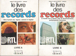 Le LIVRE DES RECORDS - DENOEL - Lot De 3 Livres - Wholesale, Bulk Lots