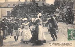 29-PONT-AVEN- FÊTE DES AJONCS D'OR- LE CONCOURS DES DANSES BRETONNES- LES LAUREATS A LA GAVOTTE D'HONNEUR - Pont Aven