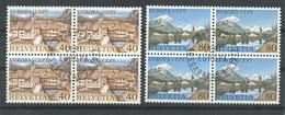 SUIZA YVERT  1024/25    (B4)  CON MATASELLOS CONMEMORATIVO - 1977