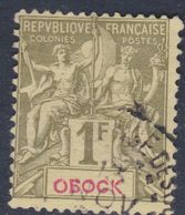 Obock N° 44 O  Type Groupe : 1 F. Olive, Oblitération Légère Sinon TB - Usados