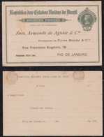 Brazil Brasil 1908 BP 68 50R Mint Stationery Card Private Imprint ARMANDO DE AGUIAR Rio - Ganzsachen