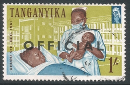Tanganyika. 1961 Official. 1/- Used. SG O7 - Tanganyika (...-1932)