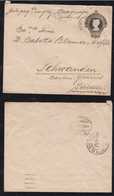 Brazil Brasil 1907 EN 65 300R Stationery Envelope SCHWANDEN Switzerland - Postwaardestukken