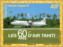 Frans-Polynesië / French Polynesia - Postfris / MNH - Complete Set 60 Jaar Air Tahiti 2018 - Ongebruikt