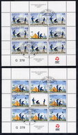 GREENLAND 2007 Europa: Scouting Sheetlets Of 8 Stamps, Cancelled.  Michel 480-81 - Blocks & Sheetlets