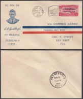 Cuba - Lettre1928 PA2 Vol Lindbergh (VG) DC2660 - Covers & Documents