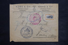 BULGARIE - Affranchissement Plaisant Sur Enveloppe Commerciale Pour La Suisse En 1916 - L 26357 - Lettres & Documents