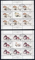 GREENLAND 2005 Fungi Sheetlets Of 8 Stamps, Cancelled.  Michel 431-32 - Blocks & Sheetlets