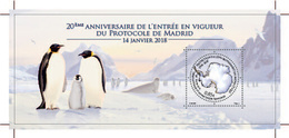 TAAF - Postfris / MNH - Sheet 20 Jaar Protocol Van Madrid 2018 - Unused Stamps