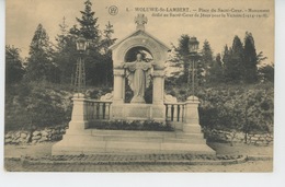 BELGIQUE - BRUXELLES - WOLUWE ST LAMBERT - Place Du Sacré Coeur- Monument Dédié Au Sacré Coeur De Jésus Pour La Victoire - Woluwe-St-Lambert - St-Lambrechts-Woluwe