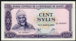 GUINEA P19 100 SYLIS 1971 XF-AU - Guinee