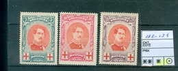 132-134x  Côte 100.00€ - 1918 Red Cross