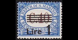 SAN MARINO [Porto] MiNr 0059 ( */mh ) - Segnatasse