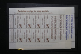 FRANCE - 4 Feuillets Des  Vignettes De La Poste De Caen Pour Le Code Postal - L 26396 - Blocks Und Markenheftchen