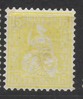 Svizzera - 1881 - Nuovo/new MH - Helvetia - Mi N. 39 - Alpirsbach