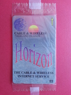 FALKLAND ISLAND - Horizon Internet Service GPT CN : 220CFKA - 1000ex Blister NSB MINT (CB1217 - Falkland Islands