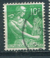 France 1957-59 - YT 1115A (o) - 1957-1959 Moissonneuse