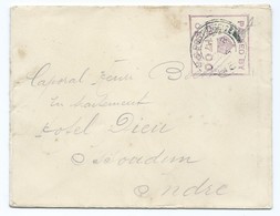 3101 Lettre Cover Passed By Censor 1700 Censuré 1915 WW1 Guerre Mondiale Issoudun Cachet Franchise Militaire FM Brelle - Storia Postale