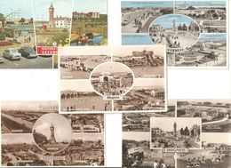 FIVE OLD POSTCARDS OF SKEGNESS ALL ARE MULTIVIEW POSTCARDS - Other & Unclassified