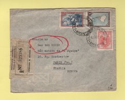 Argentine - Buenos Aeres Destination France - 6 Juin 1952 - Recommande - Poste Aérienne