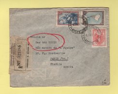 Argentine - Buenos Aeres Destination France - 6 Juin 1952 - Recommande - Luftpost