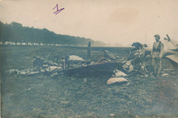 AVIATION // CARTE PHOTO   ACCIDENT D AVION - Ongevalen