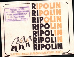 Ancien BUVARD Illustré RIPOLIN , Tampon " MA DROGUERIE " à HONFLEUR - Bambini