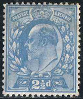GB 1902 Yv. N°110 - 2p1/2 Bleu - Neuf ** - Nuevos