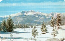 ROCKYS MOUNTAIN NATIONAL PARK - Long's Peak In Winter - Rocky Mountains