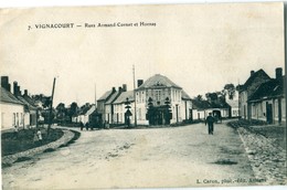 80 - Vignacourt : Rues Armand Cornet Et Hornas - Vignacourt
