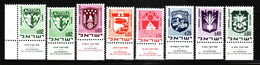 ISRAEL 1969. Mi 441/48, MNH** - Unused Stamps (with Tabs)