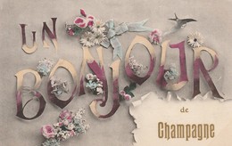 CHAMPAGNE Sur SEINE  - Un Bonjour De ....... - Champagne Sur Seine