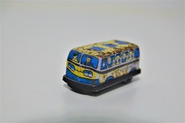 Vintage TIN TOY CAR : Maker UNKNOWN - SCHOOL BUS - 5cm - TAIWAN - 1960's - - Collectors & Unusuals - All Brands