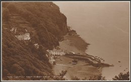 Clovelly From Hobby Drive, Devon, 1923 - Judges RP Postcard - Clovelly